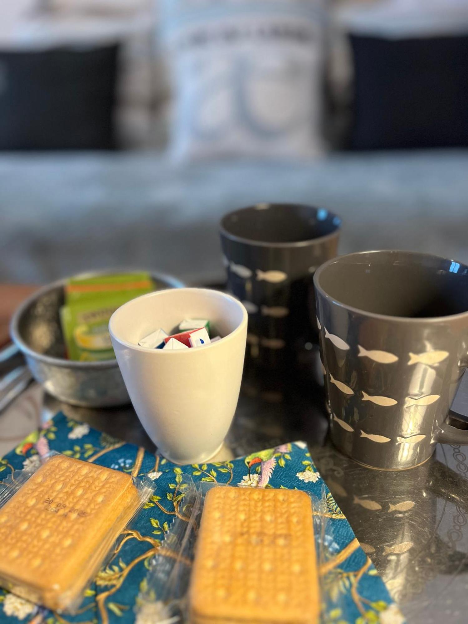 Les Transats Chambre Et Appartements Face A La Mer Barfleur Esterno foto